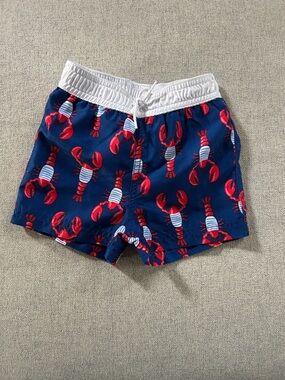Janie and Jack Infant Lobster Swim Shorts 6-12 Months
